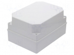 Enclosure: multipurpose | X: 230mm | Y: 310mm | Z: 160mm | ABS | grey | IP65