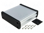 Enclosure: multipurpose | X: 113.7mm | Y: 119mm | Z: 35.2mm | aluminium