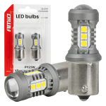 Autolambid, Mootorratta ja traktori valgustid // Autolambid, Mootorratta ja traktori valgustid // Żar&oacute;wki led standard bau15s py21w 3030 15smd białe 12v 24v amio-05001
