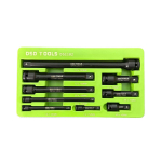 Pikendusvarraste komplekt 1/4" 3/8" 1/2", 9 tk. DS1182