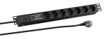 EFB Elektronik EK631DE.3 power extension 2 m 7 AC outlet(s) Indoor Black