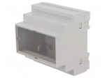 Enclosure: for DIN rail mounting | Y: 90mm | X: 87mm | Z: 65mm | grey