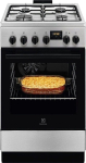 TV Electrolux  Electrolux 500 SurroundCook  57 L  platums 50 cm  nerusejosa terauda - Elektriska plits ar gazes virsmu
