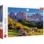 M&auml;nguala | PC | Konsoolid | Tarvikud // Harivad m&auml;nguasjad | Interaktiivsed | Loomingulised | Kunstilised // Puzzle - 1500 - Dolina Val di Funes - Dolomity - Włochy - Trefl 26163