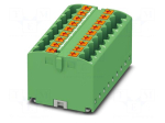 Splice terminal: rail | 24A | 450V | push-in | PA | L: 21.7mm | 0.14&divide;4mm2