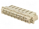 Plug | DIN 41612 | type H | female | PIN: 15 | 6.3mm connectors | 15A