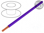 Wire | Silivolt&reg;-E | stranded | Cu | 1x1,5mm2 | silicone | violet | 600V