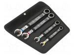 Key set | combination spanner | Chrom-molybdenum steel | Pcs: 4