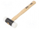 Hammer | 300mm | W: 100mm | 550g | Size: 35mm | round | nylon | wood