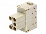 Connector: rectangular | module | female | Han Modular ES | PIN: 5