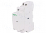 Contactor: 2-pole installation | NO x2 | 230&divide;240VAC | 25A | DIN | ICT