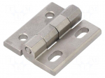 Hinge | Width: 40mm | stainless steel | H: 45mm | without regulation