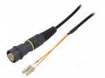 Connector: fiber optic | patchcord | PIN: 2 | multi mode duplex (MM)
