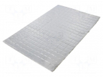 Damping mat | Mat: aluminium foil,butyl rubber | 375x250x1.8mm
