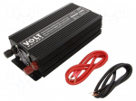 Converter: DC/AC | 800W | Uout: 230VAC | 21&divide;31VDC | Ppeak: 1600W | 0&divide;40&deg;C