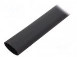 Heat shrink sleeve | 40mm | black | Diam.after shrinking: 12mm