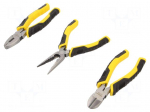 Tools set: pliers | cardboard packaging | CONTROL-GRIP&trade; | 3pcs.