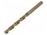 Drill bit | for metal | &Oslash;: 6mm | L: 93mm | Working part len: 57mm