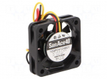 Fan: DC | axial | 12VDC | 40x40x10mm | 9m3/h | 25dBA | ball | 6200rpm