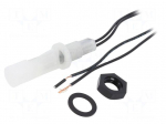 Sensor: liquid level | -20&divide;100&deg;C | OUT: SPST-NO | cables | 0.6A | 240VAC