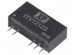 Converter: DC/DC | 1W | Uin: 12VDC | Uout: 12VDC | Uout2: -12VDC | SIP | THT