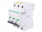 Circuit breaker | 400VAC | Inom: 2A | Poles: 3 | for DIN rail mounting