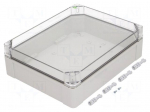 Enclosure: multipurpose | X: 270mm | Y: 340mm | Z: 106mm | INDUSTRIAL