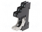 Socket | PIN: 8 | 8A | 250VAC | for DIN rail mounting | -40&divide;70&deg;C