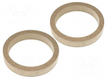 Spacer ring | MDF | 165mm | impregnated,varnished | 2pcs.
