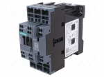 Contactor: 3-pole | NO x3 | Auxiliary contacts: NO + NC | 24VDC | 25A
