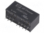 Converter: DC/DC | 6W | Uin: 18&divide;75VDC | Uout: 12VDC | Iout: 500mA | SIP8