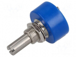 Potentiometer: shaft | single turn | 1k&Omega; | &plusmn;15% | 1W | linear | 6.35mm