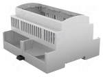 Enclosure: for DIN rail mounting | Y: 90.5mm | X: 106.3mm | Z: 62mm