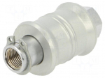 Shutoff valve | 0.3&divide;10bar | nickel plated brass | -20&divide;80&deg;C