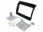 Radio frame | Citro&euml;n,Fiat,Opel,Peugeot | 2 DIN | black gloss