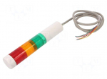 Signalling column | red/amber/green | LED | 24VDC | IP65 | LR | ABS