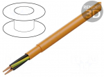 Wire | PUR-ORANGE-JZ | 4G2.5mm2 | unshielded | 300V,500V | Cu | stranded