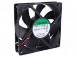 Fan: DC | axial | 12VDC | 120x120x25mm | 254.84m3/h | 54dBA | ball | 24AWG