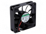 Fan: DC | axial | 12VDC | 60x60x15mm | 51.65m3/h | 36.2dBA | Vapo | 5400rpm