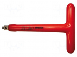 Handle for the key | insulated | 1/2" | Kind of handle: T