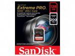 Memory card | SDXC | 128GB | Extreme Pro | UHS I U3 V30 | R: 200MB/s