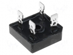 Bridge rectifier: single-phase | Urmax: 200V | Ufmax: 1.1V | If: 25A