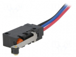 Microswitch SNAP ACTION | 5A/250VAC | 5A/30VDC | SPDT | ON-(ON) | D2VW