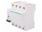 RCD breaker | Inom: 100A | Ires: 30mA | Poles: 4 | 400VAC | IP20 | 1&divide;25mm2