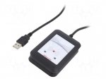 RFID reader | 4.3&divide;5.5V | USB | antenna | Range: 100mm | 88x56x18.5mm