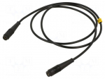Test lead | 60VDC | 30VAC | 32A | banana socket 4mm,both sides | black