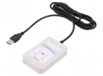 RFID reader | 4.3&divide;5.5V | USB | antenna | Range: 100mm | 88x56x18.5mm