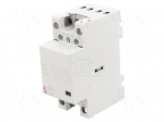Contactor: 4-pole installation | 25A | 24VAC | NC + NO x3 | R