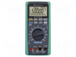 Digital multimeter | USB | LCD | (50000) | C accuracy: &plusmn;(1%+5digit)
