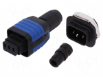 Connector: AC supply | 6.3x0,8mm connectors,screw terminal | 10A